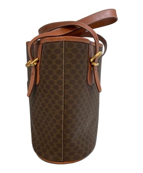 CELINE（セリーヌ）CELINE (セリーヌ) オールドマカダム柄トートバッグ ブラウンの古着・服飾アイテム