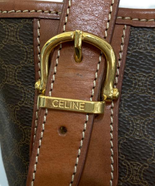 CELINE（セリーヌ）CELINE (セリーヌ) オールドマカダム柄トートバッグ ブラウンの古着・服飾アイテム