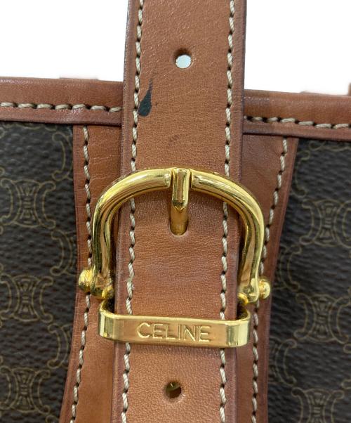 CELINE（セリーヌ）CELINE (セリーヌ) オールドマカダム柄トートバッグ ブラウンの古着・服飾アイテム