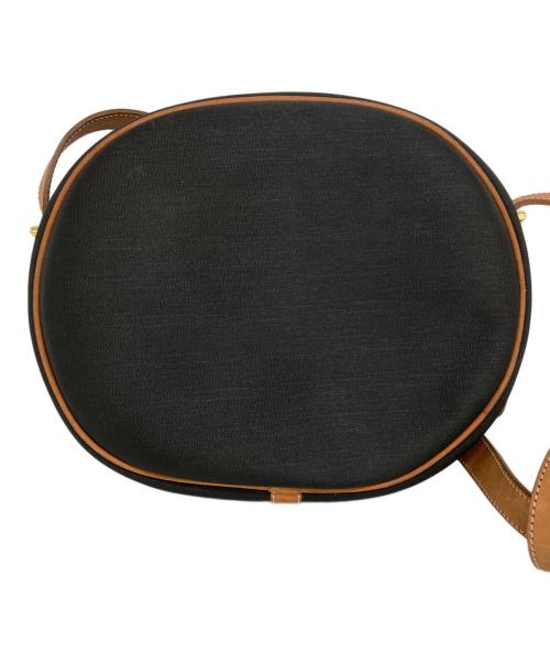 Christian Dior（クリスチャン ディオール）Christian Dior (クリスチャン ディオール) CDロゴハーフムーンレザーショルダーバッグ ブラックの古着・服飾アイテム