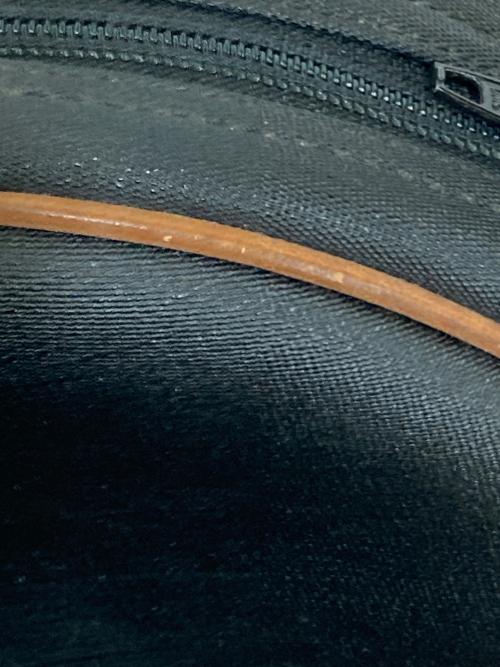 Christian Dior（クリスチャン ディオール）Christian Dior (クリスチャン ディオール) CDロゴハーフムーンレザーショルダーバッグ ブラックの古着・服飾アイテム