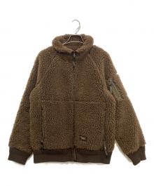 WTAPS（ダブルタップス）の古着「YOUTHFUL DAYZ/フリースジャケット　142SHDT-JKM01」｜ブラウン