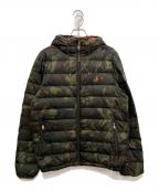 POLO RALPH LAURENポロ・ラルフローレン）の古着「カモ柄ダウンジャケット」｜カーキ