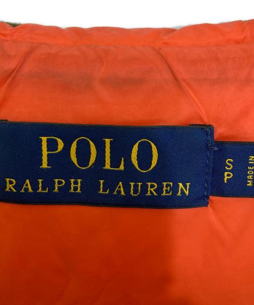 POLO RALPH LAUREN（ポロ・ラルフローレン）POLO RALPH LAUREN (ポロ・ラルフローレン) カモ柄ダウンジャケット カーキ サイズ:Sの古着・服飾アイテム