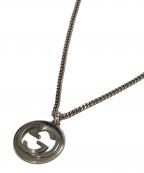 GUCCIグッチ）の古着「シルバーロゴネックレス」｜シルバー