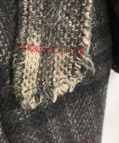 BURBERRY LONDON（バーバリーロンドン）BURBERRY LONDON (バーバリーロンドン) ノバチェックウールコート ブラック サイズ:6の古着・服飾アイテム