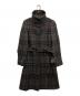 BURBERRY LONDON（バーバリーロンドン）の古着「ノバチェックウールコート」｜ブラック