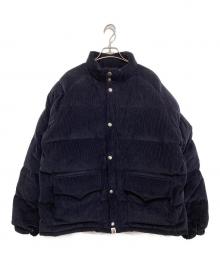 A BATHING APE（ア ベイシング エイプ）の古着「CORDUROY CLASSIC DOWN JACKET」｜ネイビー