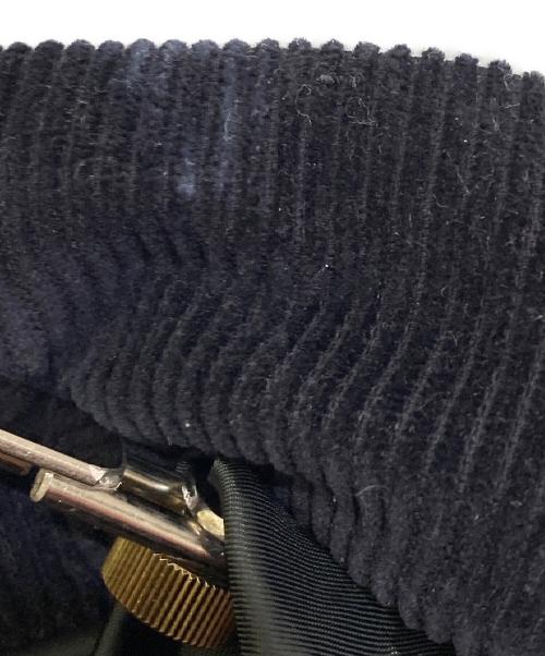 A BATHING APE（ア ベイシング エイプ）A BATHING APE (ア ベイシング エイプ) CORDUROY CLASSIC DOWN JACKET ネイビー サイズ:XLの古着・服飾アイテム