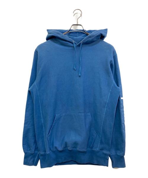 SUPREME（シュプリーム）SUPREME (シュプリーム) SLEEVE PATCH HOODED SWEATSHIRT ブルー サイズ:Lの古着・服飾アイテム