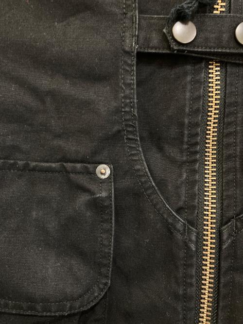 Snow peak（スノーピーク）Snow peak (スノーピーク) 焚火キャンバスベスト　JK-22AU107 ブラック サイズ:Mの古着・服飾アイテム