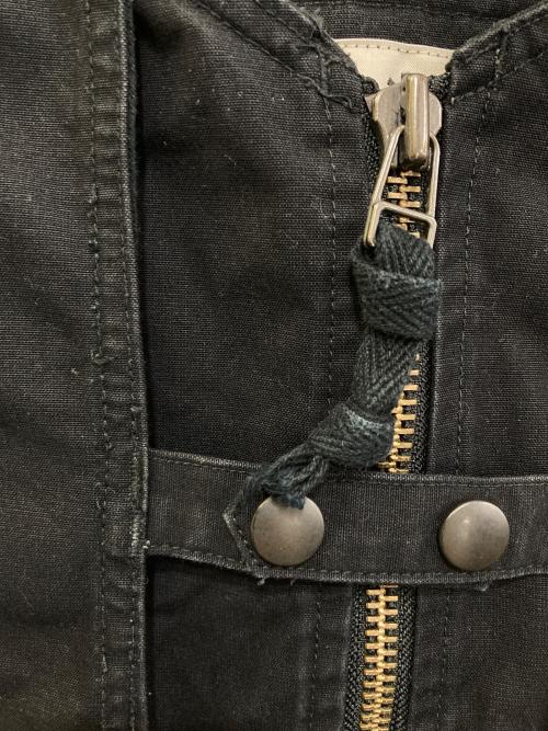 Snow peak（スノーピーク）Snow peak (スノーピーク) 焚火キャンバスベスト　JK-22AU107 ブラック サイズ:Mの古着・服飾アイテム