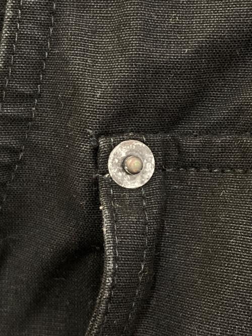 Snow peak（スノーピーク）Snow peak (スノーピーク) 焚火キャンバスベスト　JK-22AU107 ブラック サイズ:Mの古着・服飾アイテム