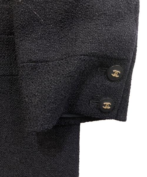 CHANEL（シャネル）CHANEL (シャネル) ココボタンウールセットアップ ネイビー サイズ:40の古着・服飾アイテム