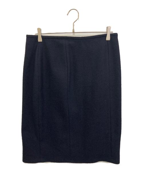 CHANEL（シャネル）CHANEL (シャネル) ココボタンウールセットアップ ネイビー サイズ:40の古着・服飾アイテム