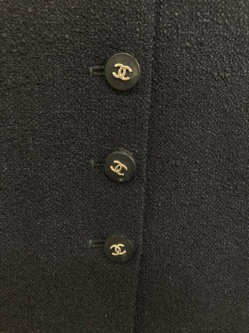 CHANEL（シャネル）CHANEL (シャネル) ココボタンウールセットアップ ネイビー サイズ:40の古着・服飾アイテム