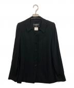 CHANELシャネル）の古着「ココボタンウールジャケット」｜ブラック