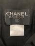 中古・古着 CHANEL (シャネル) ココボタンウールジャケット ブラック サイズ:40：80000円