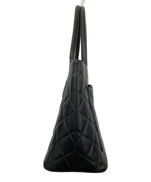 CHANEL（シャネル）CHANEL (シャネル) キャビアスキン マトラッセ 復刻トートバッグ ブラックの古着・服飾アイテム