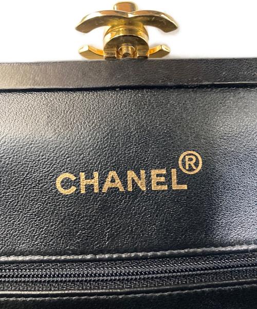 CHANEL（シャネル）CHANEL (シャネル) マトラッセがま口トートバッグ ブラックの古着・服飾アイテム