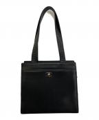 CHANELシャネル）の古着「キャビアスキンココマークトートバッグ」｜ブラック