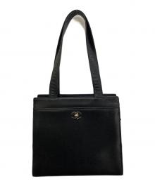 CHANEL（シャネル）の古着「キャビアスキンココマークトートバッグ」｜ブラック