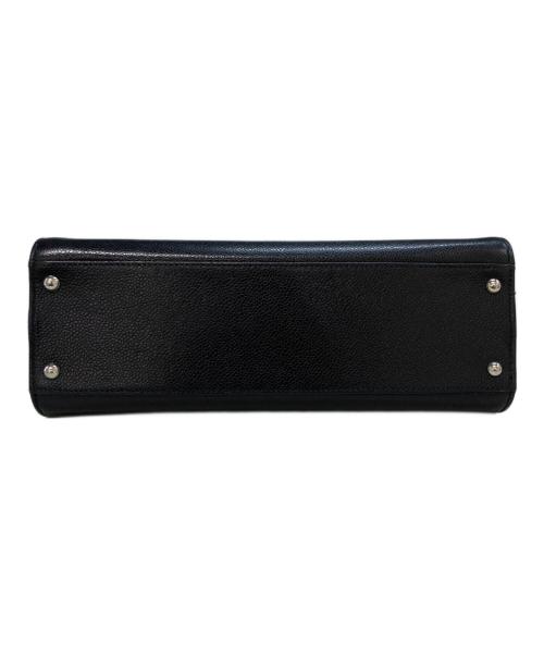 CHANEL（シャネル）CHANEL (シャネル) キャビアスキンココマークトートバッグ ブラックの古着・服飾アイテム