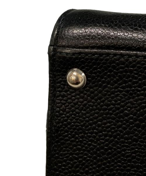CHANEL（シャネル）CHANEL (シャネル) キャビアスキンココマークトートバッグ ブラックの古着・服飾アイテム