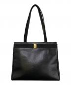 Salvatore Ferragamoサルヴァトーレ フェラガモ）の古着「ヴァラリボントートバッグ　EF-21 2530」｜ブラック
