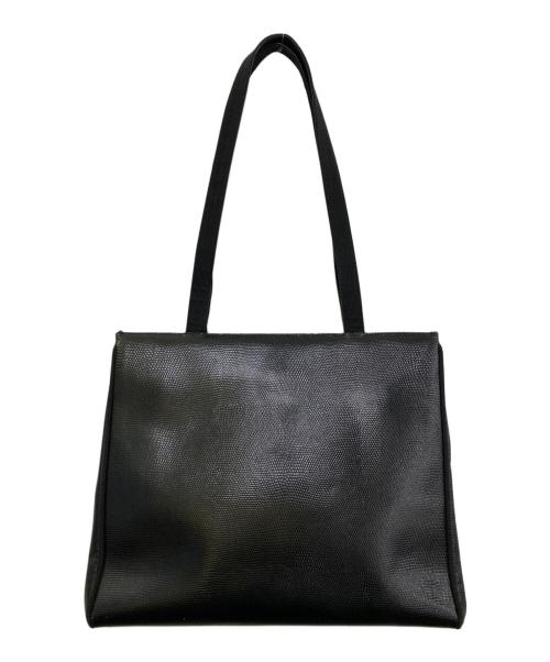 Salvatore Ferragamo（サルヴァトーレ フェラガモ）Salvatore Ferragamo (サルヴァトーレ フェラガモ) ヴァラリボントートバッグ　EF-21 2530 ブラックの古着・服飾アイテム