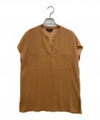 theoryセオリー）の古着「Powder Crepe PKT Popover N」｜ベージュ