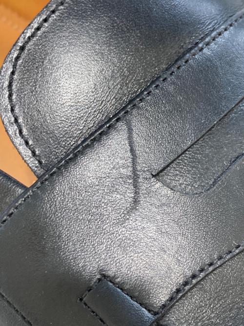 Jalan Sriwijaya（ジャランスリウァヤ）Jalan Sriwijaya (ジャランスリウァヤ) green label relaxing (グリーンレーベルリラクシング) 別注 GARUDA コインローファー ブラック サイズ:8の古着・服飾アイテム