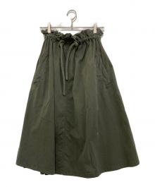 MM6 Maison Margiela（エムエムシックスメゾンマルジェラ）の古着「コットンスカート」｜オリーブ