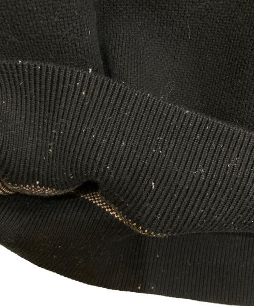 SUPREME（シュプリーム）SUPREME (シュプリーム) Logo Repeat Sweater ブラック×ブラウン サイズ:Mの古着・服飾アイテム