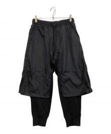 Y-3（ワイスリー）の古着「ナイロンミックストラックパンツ　DP0521」｜ブラック