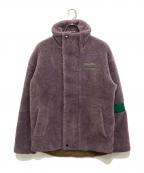 Acne studiosアクネ ストゥディオス）の古着「Oversized Orsino Teddy Jacket」｜パープル