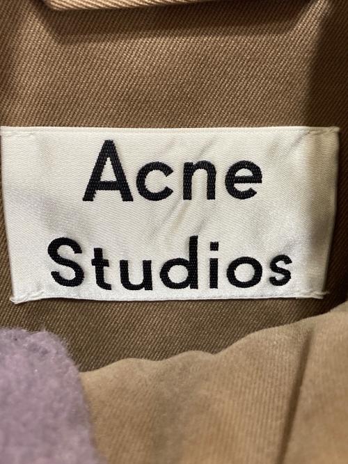 Acne studios（アクネ ストゥディオス）Acne studios (アクネ ストゥディオス) Oversized Orsino Teddy Jacket パープル サイズ:44の古着・服飾アイテム