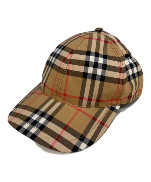 BURBERRY LONDON（バーバリーロンドン）BURBERRY LONDON (バーバリーロンドン) ノヴァチェック ベースボールキャップ ベージュの古着・服飾アイテム