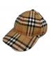 BURBERRY LONDON（バーバリーロンドン）の古着「ノヴァチェック ベースボールキャップ」｜ベージュ