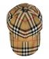 中古・古着 BURBERRY LONDON (バーバリーロンドン) ノヴァチェック ベースボールキャップ ベージュ：13000円