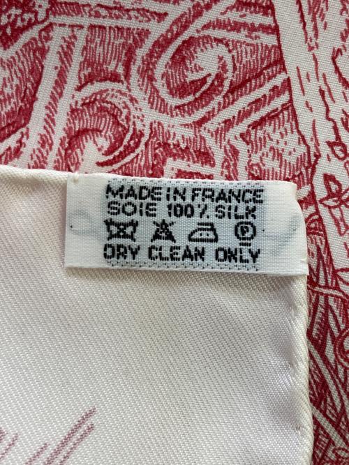 HERMES（エルメス）HERMES (エルメス) カレ90 ホワイトの古着・服飾アイテム