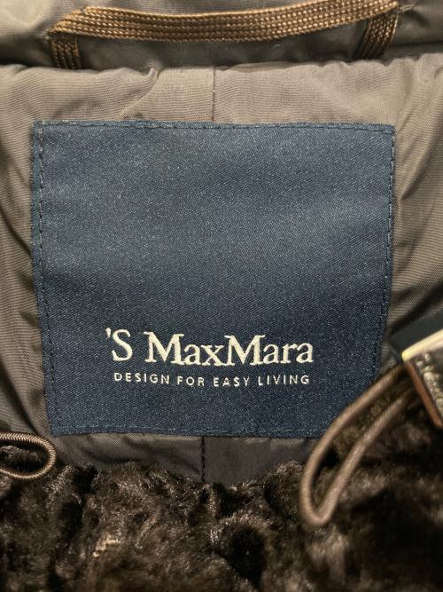 'S Max Mara（エスマックスマーラ）'S Max Mara (エスマックスマーラ) ボアフーデコート ブラウン サイズ:42の古着・服飾アイテム