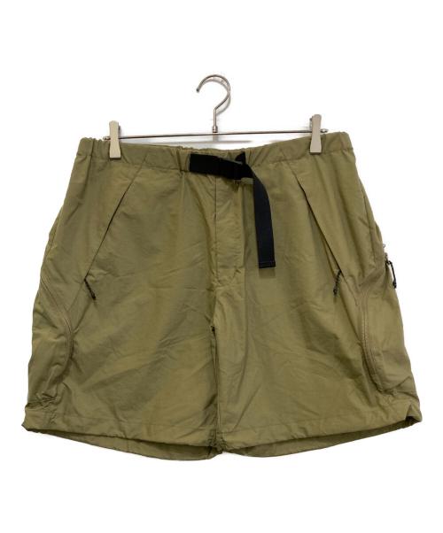DESCENTE ALLTERRAIN（デザイント オルテライン）DESCENTE ALLTERRAIN (デザイント オルテライン) ハーフパンツ　DX-T2411 オリーブ サイズ:Lの古着・服飾アイテム