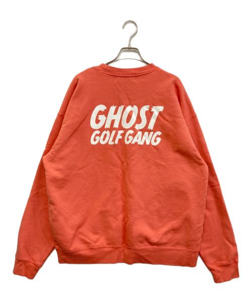 GHOST GOLF GANG（ゴーストゴルフギャング）GHOST GOLF GANG (ゴーストゴルフギャング) プリントスウェット オレンジ サイズ:Lの古着・服飾アイテム