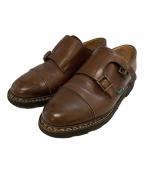 PARABOOTパラブーツ）の古着「WILLIAM ダブルモンクシューズ」｜ブラウン