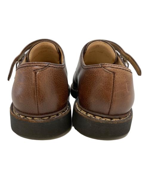 PARABOOT（パラブーツ）PARABOOT (パラブーツ) WILLIAM ダブルモンクシューズ ブラウン サイズ:5 1/2の古着・服飾アイテム