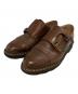 PARABOOT（パラブーツ）の古着「WILLIAM ダブルモンクシューズ」｜ブラウン