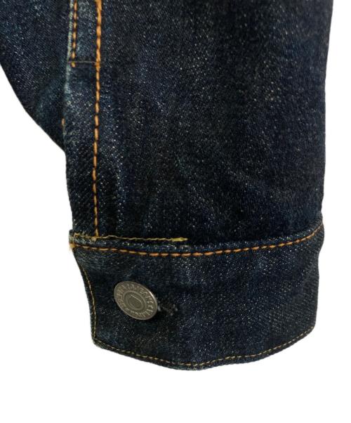 MOMOTARO JEANS（桃太郎ジーンズ）MOMOTARO JEANS (桃太郎ジーンズ) 出陣 3rdダブルポケットジャケット インディゴ サイズ:38の古着・服飾アイテム