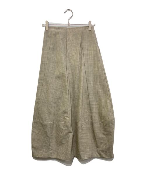 COMME des GARCONS（コムデギャルソン）COMME des GARCONS (コムデギャルソン) 93ss ランダムタック切替デザインスカート グレー サイズ:S 未使用品の古着・服飾アイテム