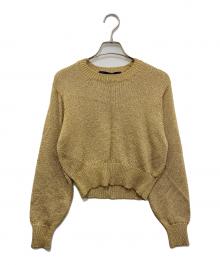 COMME des GARCONS（コムデギャルソン）の古着「80's～90's レーヨンポリラメニット」｜ゴールド